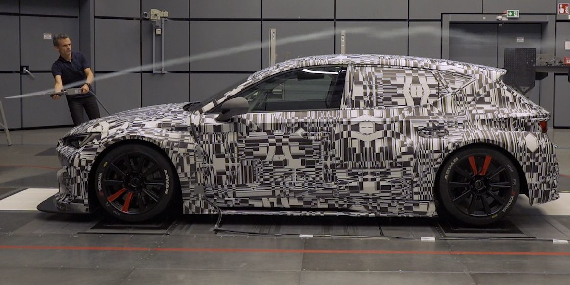 Cupra afina Leon Competición em túnel de vento