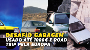 Desafio #6: carro até 1000 euros para road trip de sonho