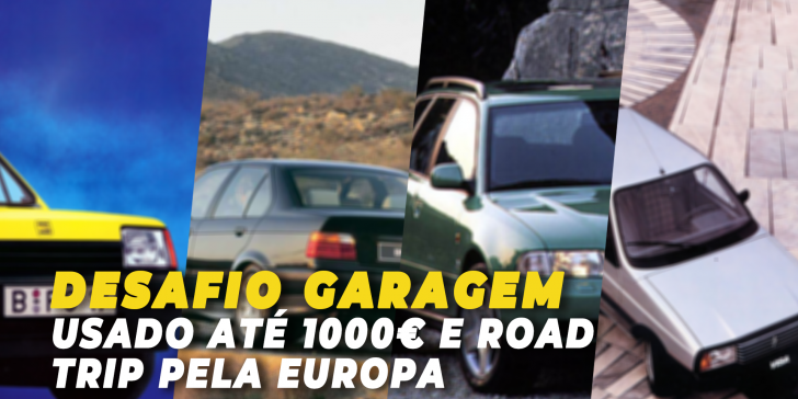 Desafio #6: carro até 1000 euros para road trip de sonho