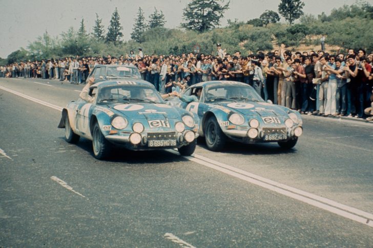 Histórias da história da Alpine nos ralis