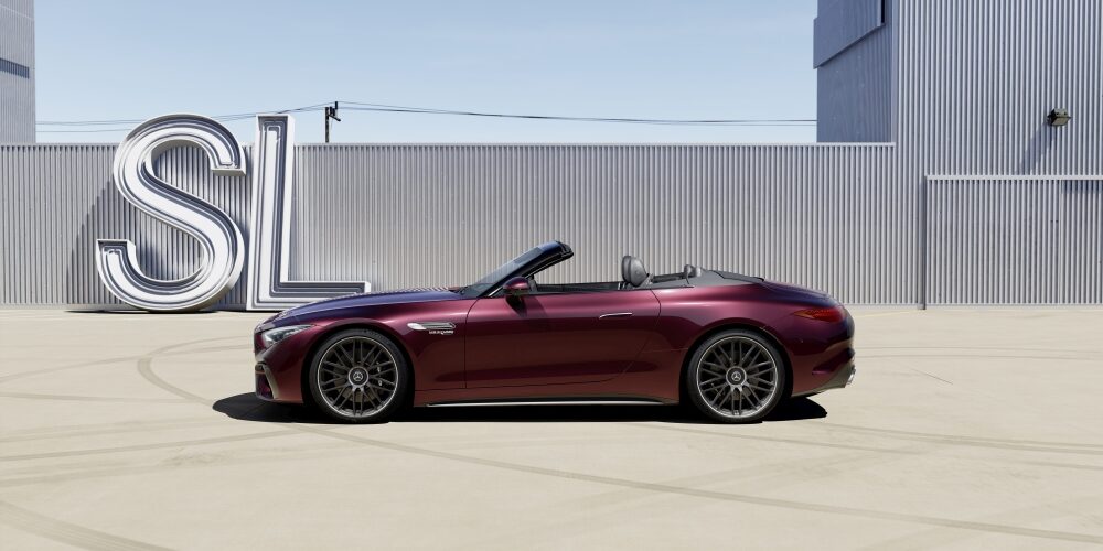 Mercedes-AMG SL mit MANUFAKTUR Ausstattungen noch persönlicher bestellbarMercedes-AMG SL can be ordered with even more personal MANUFAKTUR features