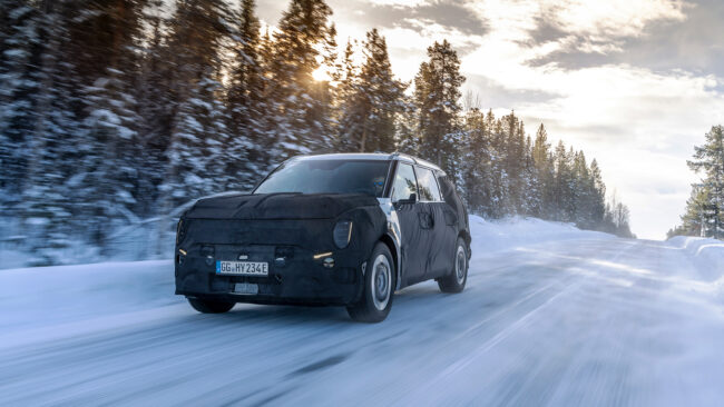 KIA EV9 enfrentou o rigoroso inverno da Suécia